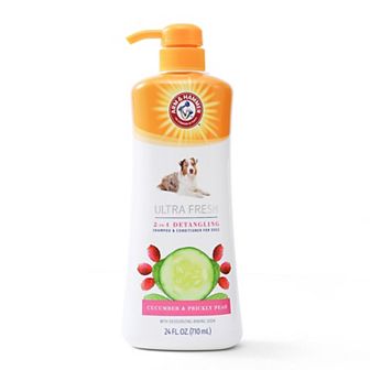 Arm & Hammer Ultra Fresh 2-in-1 Detangling Dog Shampoo & Conditioner Value Size with Pump