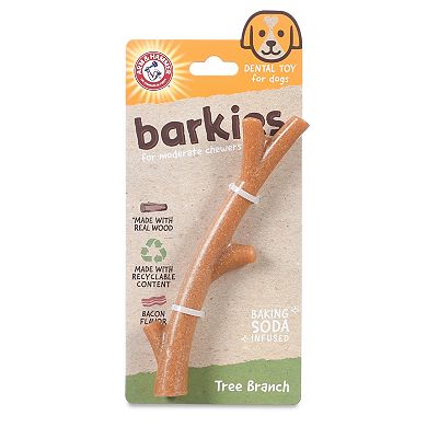 Arm & Hammer: Barkies Bacon Flavored 8-in. Tree Branch Dog Toy