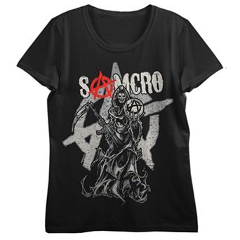 Juniors' Sons of Anarchy Composed Art Graphic Tee