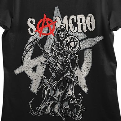 Juniors' Sons Of Anarchy Composed Art Graphic Tee