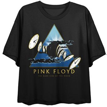 Juniors' Pink Floyd Melting Clocks Graphic Tee