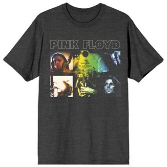 Juniors' Pink Floyd Poster Collage Graphic Tee