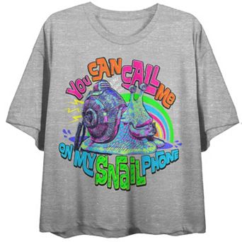 Juniors' One Piece Live Action You Can Call Me on My Snail Phone Graphic Tee