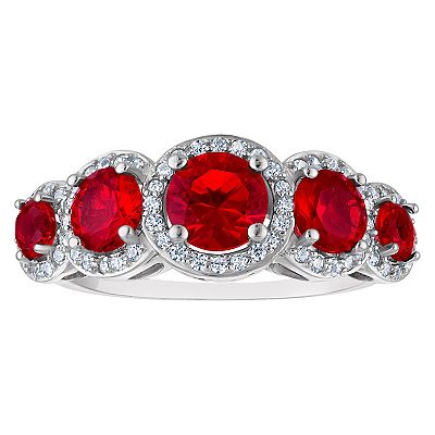 Kohls ruby rings on sale
