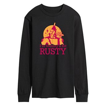 Men's Wizard of Oz A Bit Rusty Long Sleeve Graphic Tee