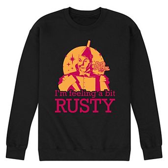 Men's Wizard Of Oz A Bit Rusty Fleece Sweatshirt