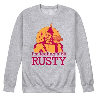 Men's Wizard Of Oz A Bit Rusty Fleece Sweatshirt