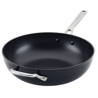 KitchenAid® 12.25 in Hard-Anodized Ceramic Induction Nonstick Stir Fry Pan with Helper Handle