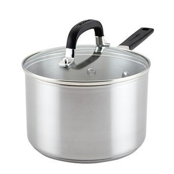 KitchenAid® 3-qt Stainless Steel Induction Saucepan with Lid
