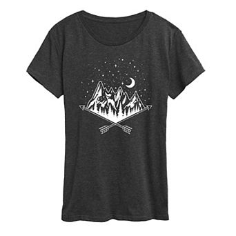 Women's Mounatin Scene Graphic Tee