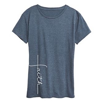 Women's Faith Cross Graphic Tee