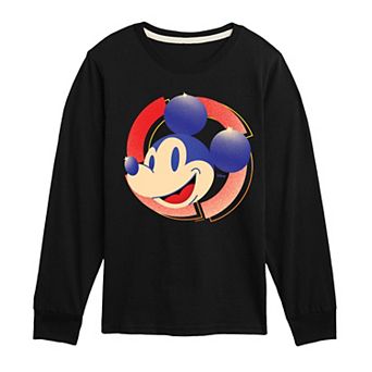 Disney's Mickey Mouse Boys 8-20 Long Sleeve Graphic Tee