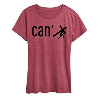 Women's Can With Jesus Graphic Tee