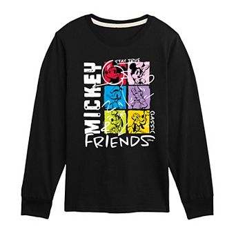 Disney's Mickey Mouse & Friends Boys 8-20 Street Wear Long Sleeve Graphic Tee