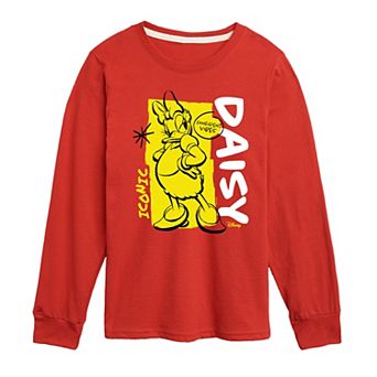 Disney's Mickey Mouse & Friends Daisy Duck Boys 8-20 Confident Vibes Long Sleeve Graphic Tee