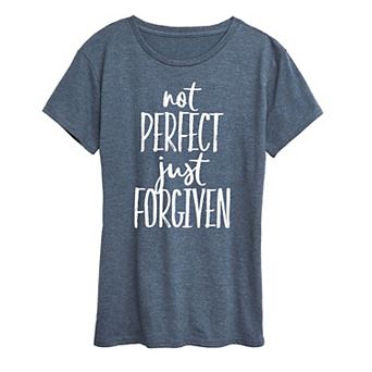 Women's Not Perfect Just Forgiven Graphic Tee