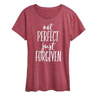 Women's Not Perfect Just Forgiven Graphic Tee