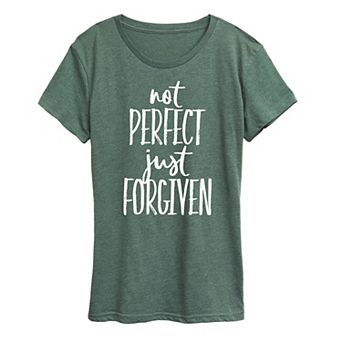 Women's Not Perfect Just Forgiven Graphic Tee