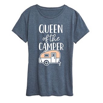 Women's Queen of the Camper Graphic Tee
