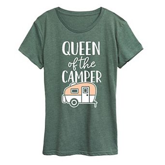 Women's Queen of the Camper Graphic Tee