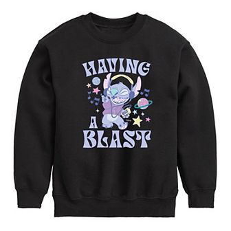 Disney's Lilo & Stitch Boys 8-20 Having A Blast Fleece Sweatshirt
