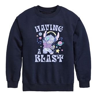 Disney's Lilo & Stitch Boys 8-20 Having A Blast Fleece Sweatshirt