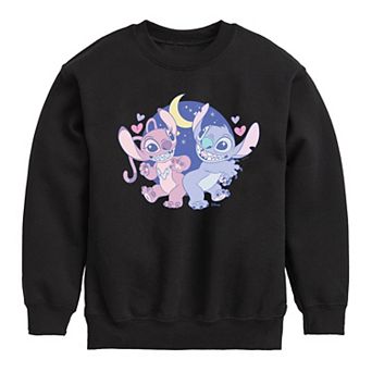 Disney's Lilo & Stitch Boys 8-20 Dancing Under Moon Fleece Sweatshirt