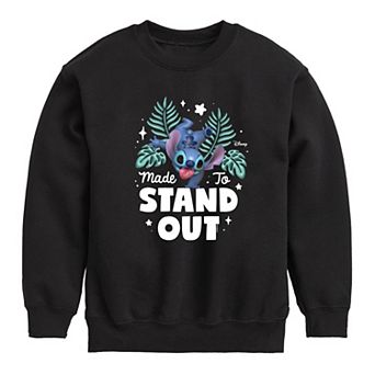 Disney's Lilo & Stitch Boys 8-20 Made To Stand Out Fleece Sweatshirt