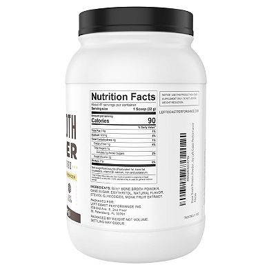 Bone Broth Protein, Left Coast Performance, Vanilla, 32oz