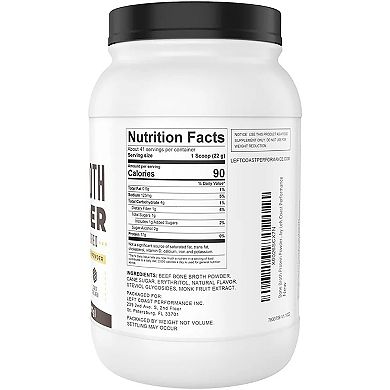 Bone Broth Protein, Left Coast Performance, Vanilla, 32oz