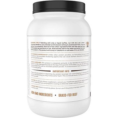 Bone Broth Protein, Left Coast Performance, Chocolate, 32oz