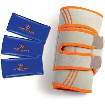 Knee Reusable Gel Ice Compression Wrap, Cold And Hot Adjustable