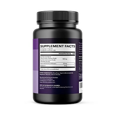 Saw Palmetto PM Extra Strength Capsules, 100ct