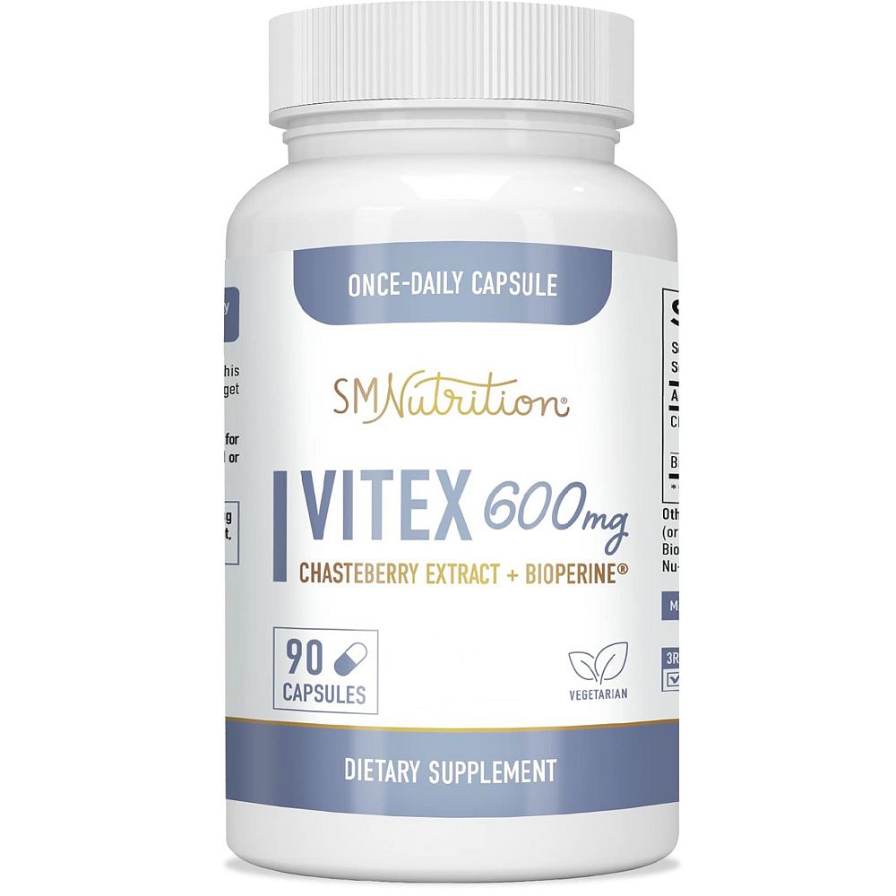 Vitex 600mg Capsules, SMNutrition, 90ct