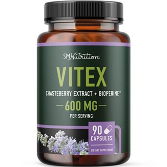 Vitex 600mg Capsules, SMNutrition, 90 ct