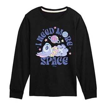Disney's Lilo & Stitch Boys 8-20 I Need More Space Long Sleeve Graphic Tee