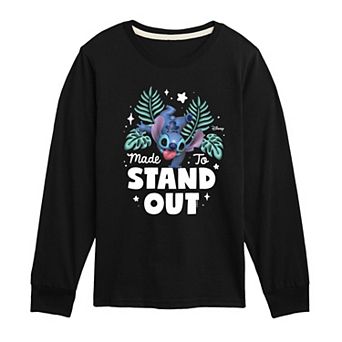 Disney's Lilo & Stitch Boys 8-20 Made To Stand Out Long Sleeve Graphic Tee