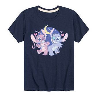 Disney's Lilo & Stitch Boys 8-20 Dancing Under Moon Graphic Tee
