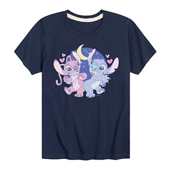 Disney's Lilo & Stitch Boys 8-20 Dancing Under Moon Graphic Tee