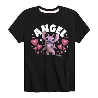 Disney's Lilo & Stitch Boys 8-20 Mixed Dimension Angel Graphic Tee