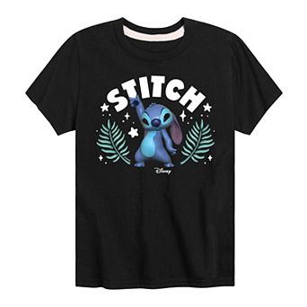 Disney's Lilo & Stitch Boys 8-20 Mixed Dimension Stitch Graphic Tee