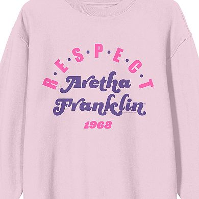 Juniors' Aretha Franklin RESPECT Long Sleeve Graphic Tee