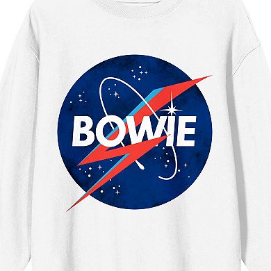 Juniors' David Bowie Space Bowie Long Sleeve Graphic Tee