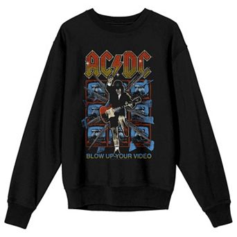 Juniors' ACDC Blow Up Your Video Long Sleeve Graphic Tee