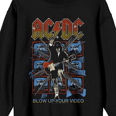 Juniors' ACDC Blow Up Your Video Long Sleeve Graphic Tee