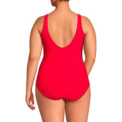 Plus Size Lands' End Tugless One Piece Swimsuit
