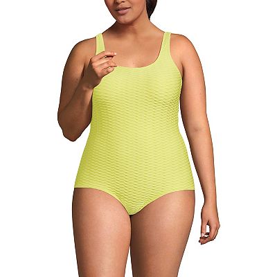 Lands End Kohls Plus Bathing Suits Plus Size Lands' End Tugless One Piece  Swimsuit