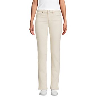 Women's Lands' End Soft Denim Mid-Rise Boyfriend Jeans