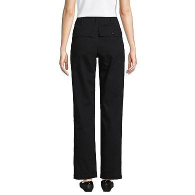 Petite Lands' End High-Rise Chino Utility Pants