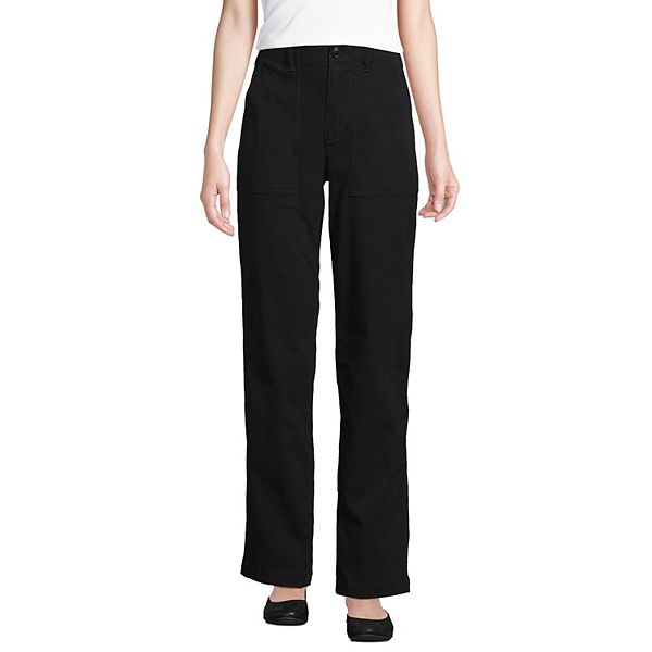 Petite Lands' End High-Rise Chino Utility Pants